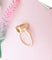 Bague 59.5 Bague Citrine rectangulaire à pans coupés Or Jaune 18 K 58 Facettes AA 1578