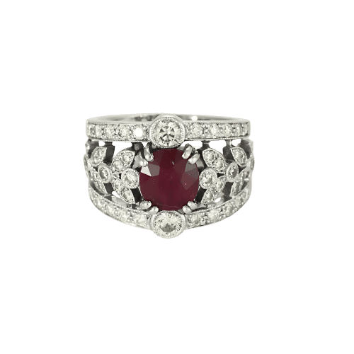 Bague 52 Bague en Or blanc 18k 58 Facettes B250539