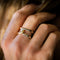 Bague 56.5 CARTIER - Bague "Puzzle" - or jaune et or blanc 58 Facettes