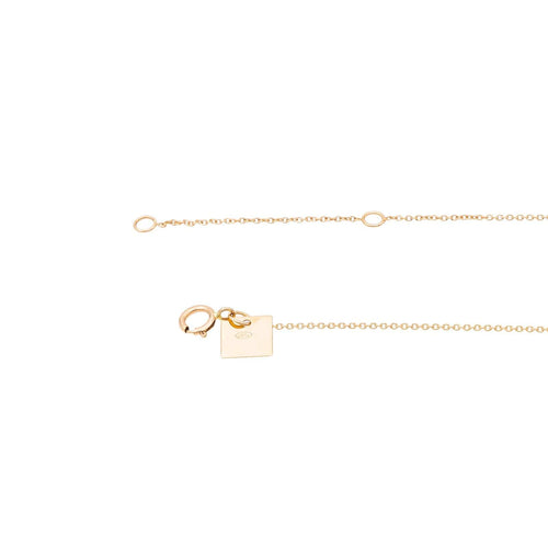 Collier Ginette NY Collier Mini ever disc Or rose Diamant 58 Facettes 2678585CN