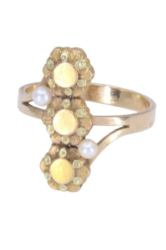 Bague 56 BAGUE PERLES NAPOLÉON III 58 Facettes 087411
