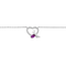 Collier Collier Chaumet, « Attrape-moi si tu m'aimes », or blanc, améthyste, diamants. 58 Facettes 34987