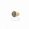 Bague 52 Chevalière rétro en or jaune 18 carats et diamants 58 Facettes