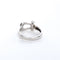 Bague 49 FRED - Bague Force 10 Ruban mini or blanc et diamant 58 Facettes 92678
