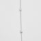 Collier Collier or blanc chaine alternée de diamants 58 Facettes 3674