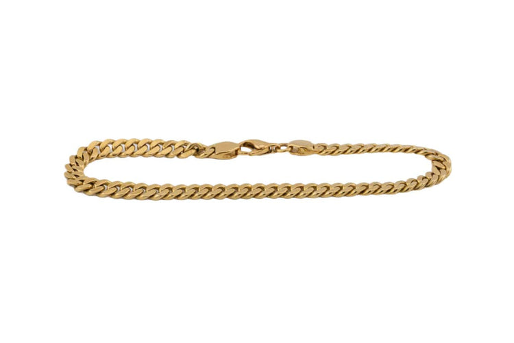 Bracelet Oro Giallo Bracelet à maillons cubains en or jaune 58 Facettes brc251