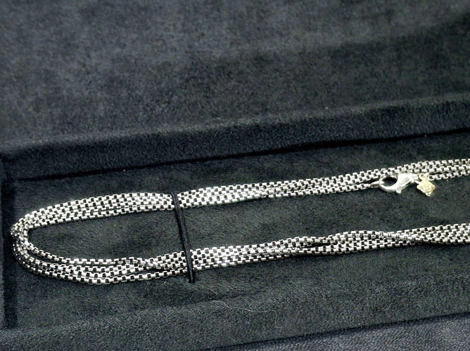 Collier David Yurman - Sautoir en argent 925 avec pendant en or 14 carats 58 Facettes