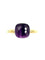 Bague 54 POMELLATO - bague Nudo Petit 2 ors et améthyste 58 Facettes