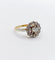 Bague 53.5 Bague marguerite circa 1910 en or 18k, platine et diamants 58 Facettes A06629
