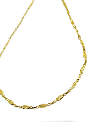 Collier Collier or jaune Art Déco 58 Facettes
