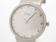 Montre montre la d de DIOR satine cd043115 36mm acier diamants quartz 58 Facettes 266097