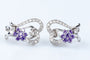 Bague Bague coeurs et fleurs en or blanc 18 carats 58 Facettes 111.20995-53
