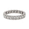 Bague 57 Bague  Alliance américaine   Platine Diamant 58 Facettes 4113911CN