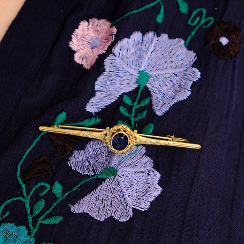 Broche Broche-Barrette  Or Napoléon III 58 Facettes
