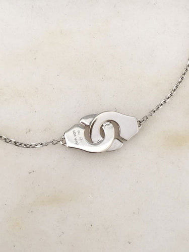 Bracelet DINH VAN Bracelet menottes en or blanc 18K 58 Facettes