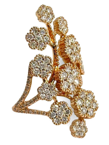 Bague 47 Bague or rose et diamants 58 Facettes 867