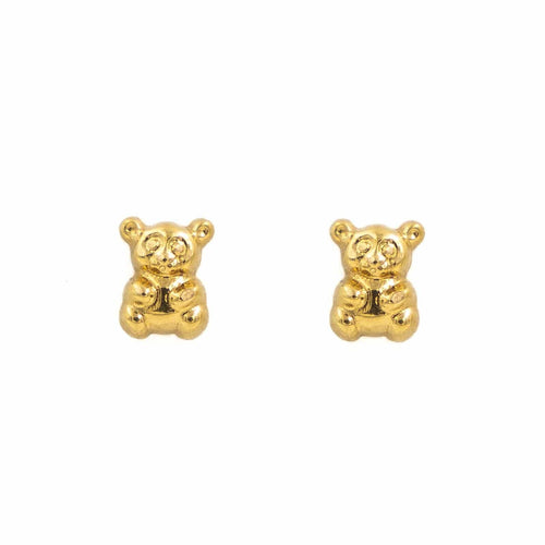 Boucles d'oreilles Boucles d'oreilles Ourson Or jaune 58 Facettes 2218724CN