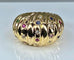 Bague Bague en or jaune 18 carats et pierres précieuses 58 Facettes AB327