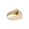 Bague 65 Bague Tank en or jaune, platine, diamants 58 Facettes 34450