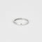 Bague Alliance Américaine or blanc diamants 58 Facettes LP1036/13