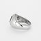 Bague 53 Bague jonc poire en or blanc 14K, Améthyste et diamants 58 Facettes