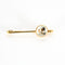 Broche Broche or jaune, cristal de roche 58 Facettes GULK214