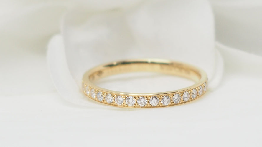 Bague MAUBOUSSIN - Alliance en or jaune et diamants 58 Facettes
