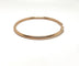 Bracelet Bracelet jonc ouvert or rose et diamants 58 Facettes