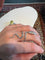bague grand serpent en or blanc avec diamants naturels
