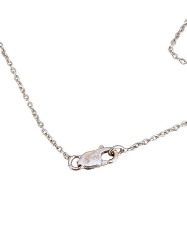 Collier Collier cœur en or blanc et diamants 58 Facettes