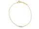 Bracelet bracelet CELINE line 460lq6gyd 15.5cm or jaune 18k diamants 0.06ct 58 Facettes 270278