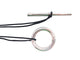 Collier collier HERMES sautoir skipper tgm 80cm argent massif 925 59gr & cordon 58 Facettes 267728