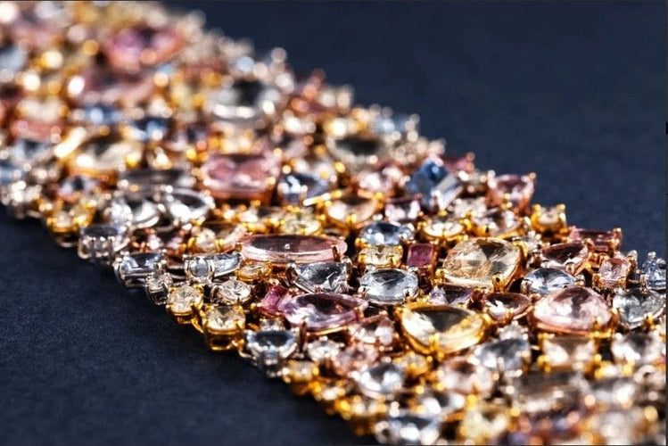 Bracelet Bracelet dentelle serti de saphirs 58 Facettes 217117