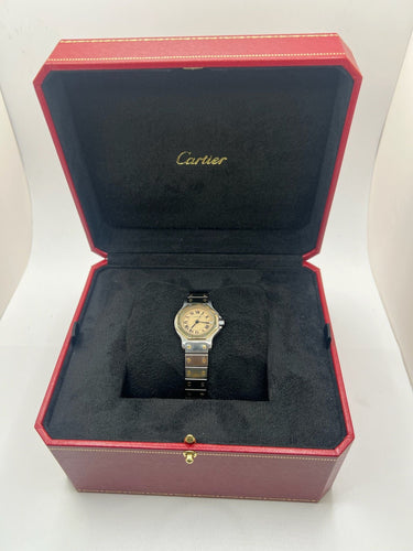 Montre Cartier Santos Octagon 28 mm / Révisée en 2025 / Excellent état 58 Facettes