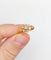 Bague 48.5 Bague marguerite antique or rose ornée d'un diamant entouré de diamant et épaulé de petits cœurs 58 Facettes A04895