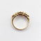 Bague 48 Bague trilobée vintage or jaune et diamants 58 Facettes A05793
