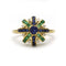 Bague 58 Bague - Or, Diamants, Emeraudes & Saphirs 58 Facettes 250062R