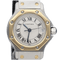 Montre Cartier Montre Santos Ronde Octagon Or Jaune 18K Et Acier 58 Facettes mt44035