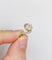 Bague 54.5 Bague tourbillon antique en or 18k et platine, diamant taille ancienne 1,35 ct 58 Facettes A06442