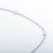 Collier COLLIER A CHAINE OR GRIS 8 DIAMANTS 58 Facettes