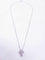 Collier Croix sur chaîne, or blanc et diamants 58 Facettes CX.CUBE.DT