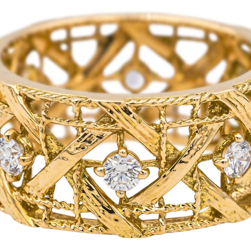 Bague 52 Dior Bague My Dior Or jaune Diamant 58 Facettes 4052827RV