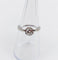 Bague solitaire art deco Platine diamant taille ancienne 0,43 carat (circa 1930)