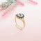 Bague 55 Bague saphirs diamants or 58 Facettes AA 1655