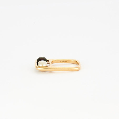 Bague 52 PIERRE CARDIN - BAGUE VINTAGE TOI ET MOI 58 Facettes M8620
