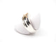Bague 55 Bague Mauboussin en argent 925 et or 750, diamants et laques 58 Facettes