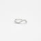 Bague 54 Bague vague avec diamants 58 Facettes 2520
