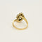 Bague 57 Bague mouvementée en or jaune, platine et diamants 58 Facettes FON2416