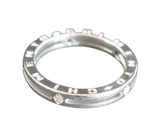 Bague 54.5 Chimento - alliance, Diamants, Or Blanc 58 Facettes