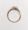 Bague toi et moi or rose, diamants taille ancienne (circa 1900) 58 Facettes A06235
